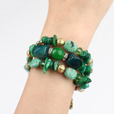 Multilayer Resin And Charm Stones Bracelet - 5 Designs  To Choose From!